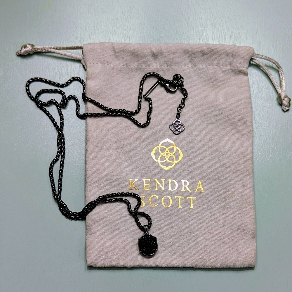 Kendra Scott Oliver Necklace With Dustbag EUC. Adjustable 26-28" - Picture 7 of 8